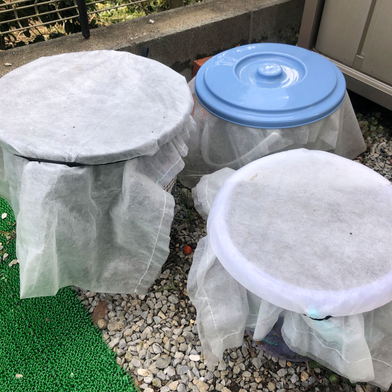 我が家のバケツコンポスト